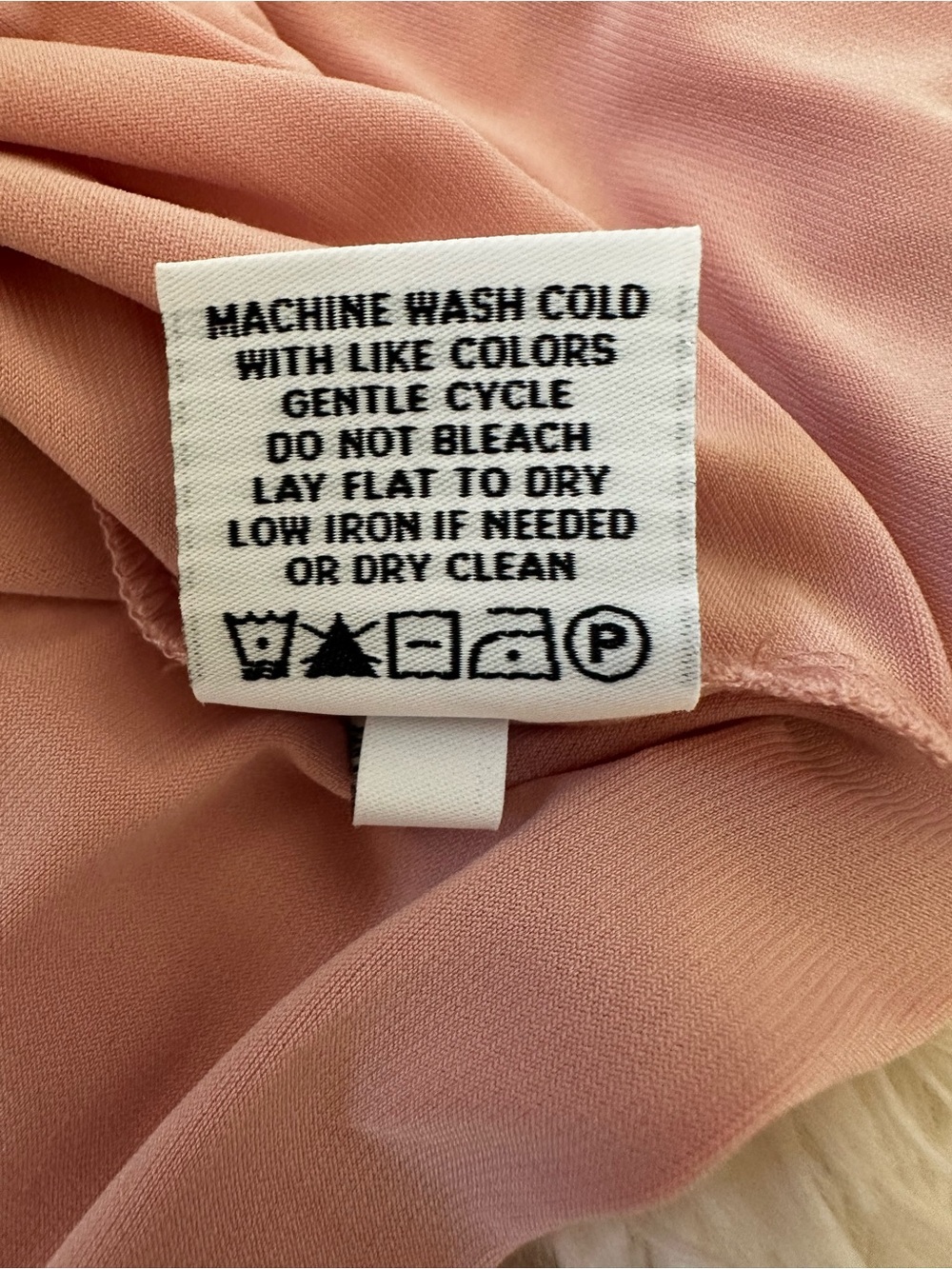 Calvin Klein Puff Sleeve Button Front Blouse Pink V Neck Top Medium NWT - Picture 9 of 10